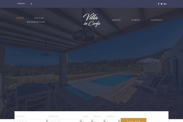 Haven theme site design template sample
