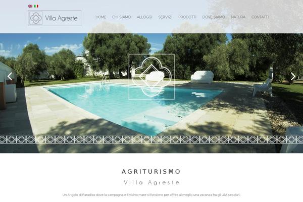 Nany theme site design template sample