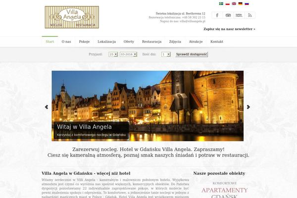 Elegance theme site design template sample