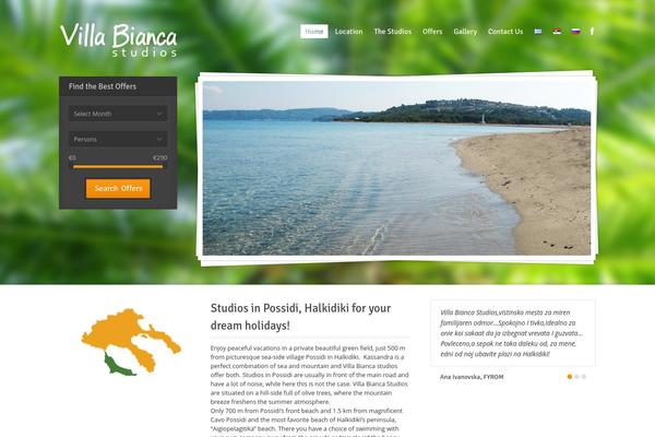 Midway theme site design template sample
