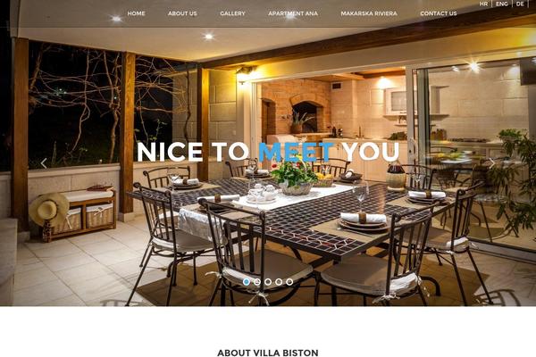 Meris theme site design template sample
