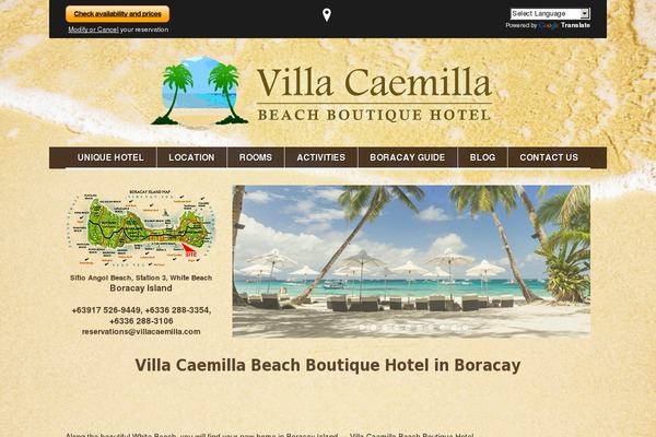 villacaemilla.com site used Villa-caemilla