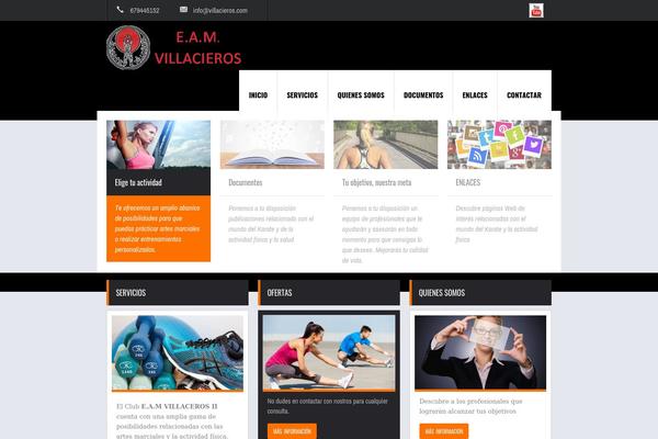 Web theme site design template sample