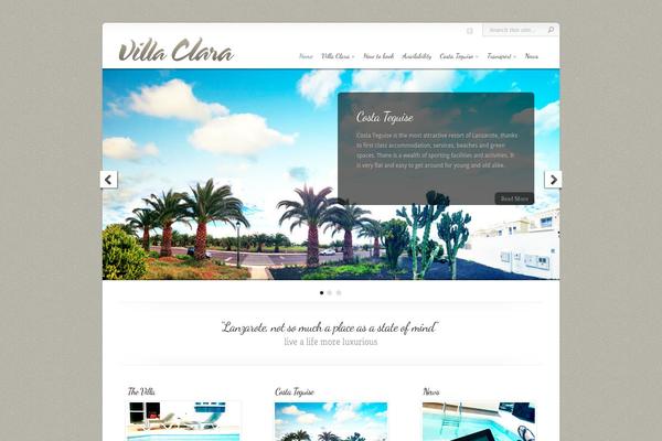 villaclaralanzarote.com site used Chameleon