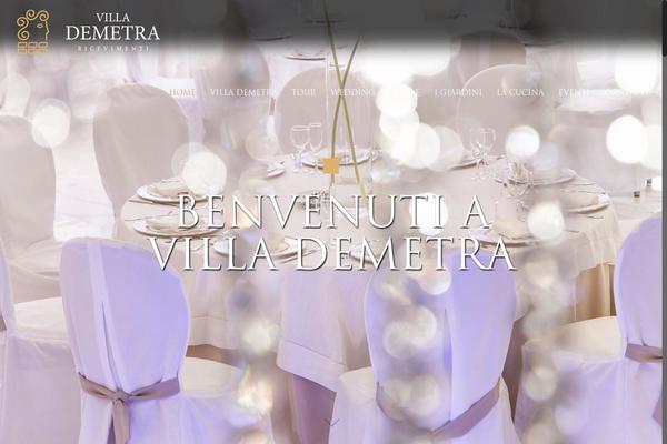 villademetra.it site used Demetra