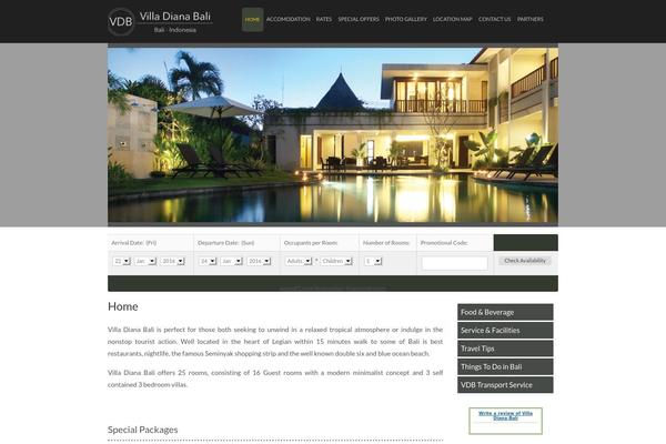 Hotelone theme site design template sample