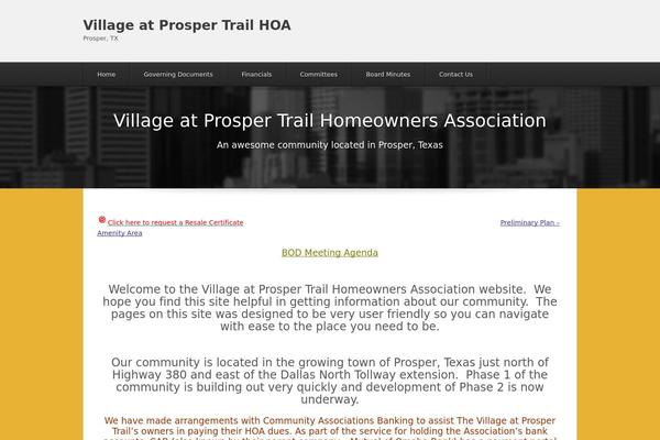 Estate theme site design template sample