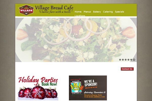Bottega theme site design template sample