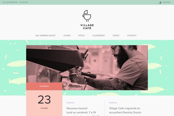 Village theme site design template sample