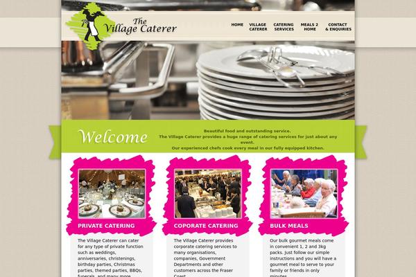 villagecaterer.org.au site used Village
