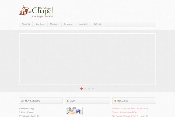 Trinity theme site design template sample