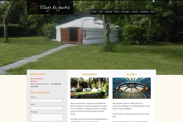 The Palace theme site design template sample