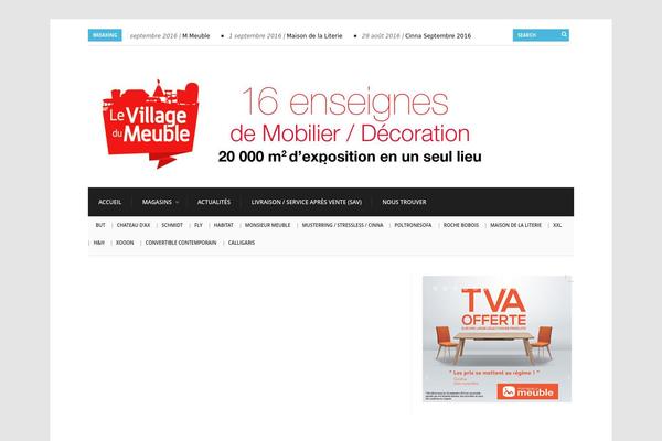 Columns theme site design template sample