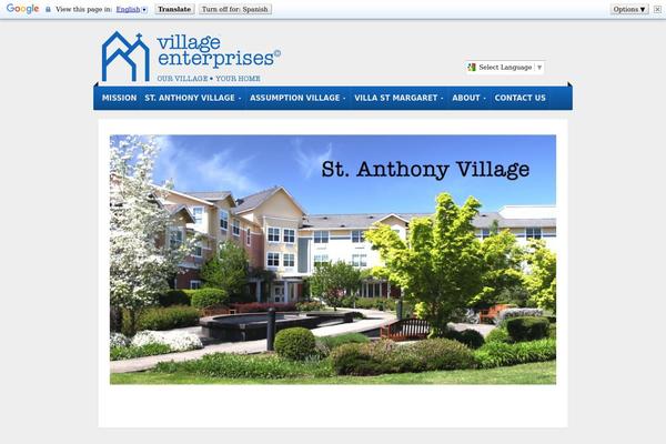 NonProfit theme site design template sample