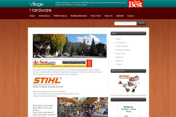 villagehardware.us site used Wooden