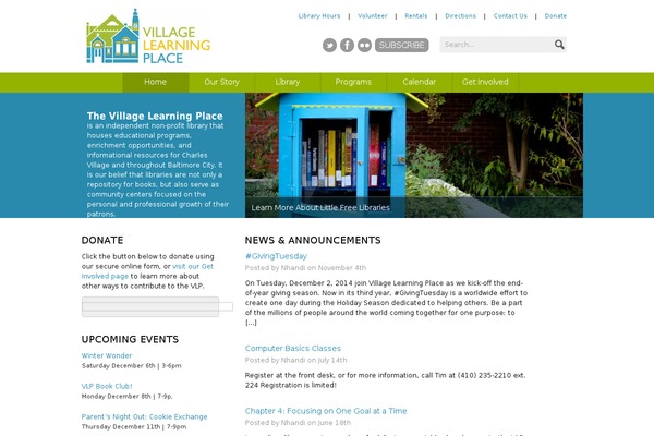 Village theme site design template sample