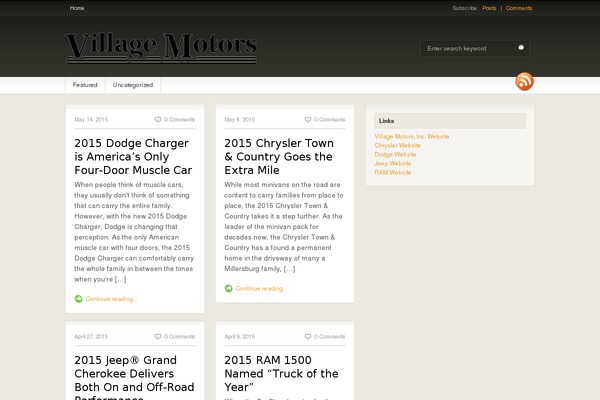 Fresh News theme site design template sample