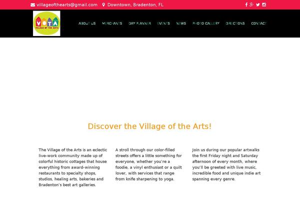 villageofthearts.com site used Brain