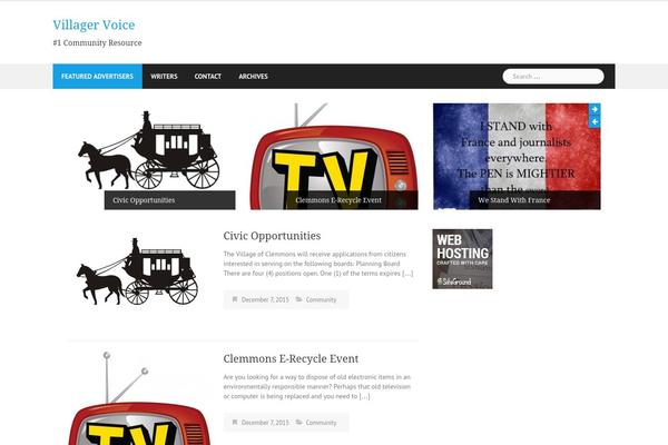 NewsAnchor theme site design template sample