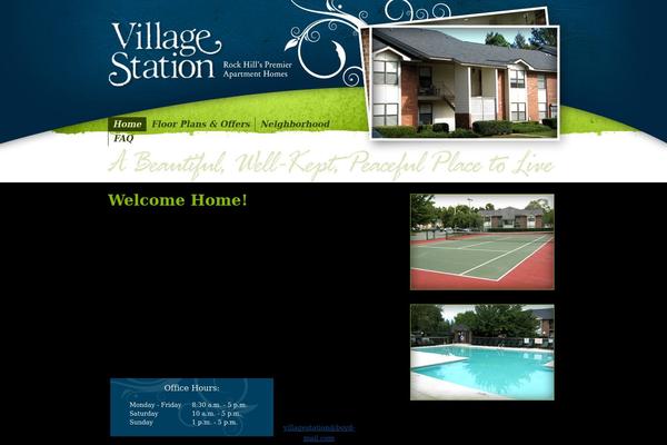 Village theme site design template sample