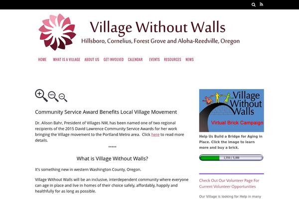 Magazine theme site design template sample