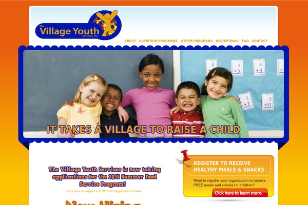 Village theme site design template sample