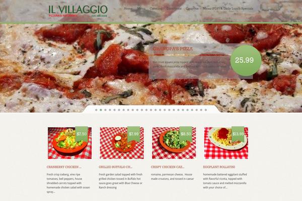 Delicioso theme site design template sample