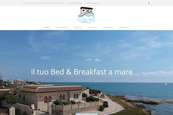 Risotto theme site design template sample