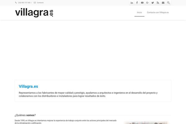 Envision Child theme site design template sample