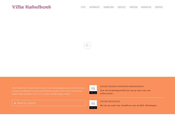 Total theme site design template sample
