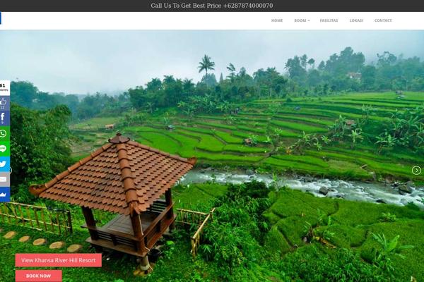 Simple theme site design template sample