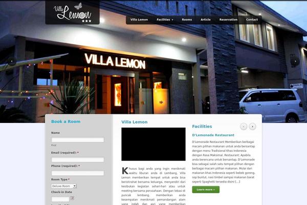 The Palace theme site design template sample
