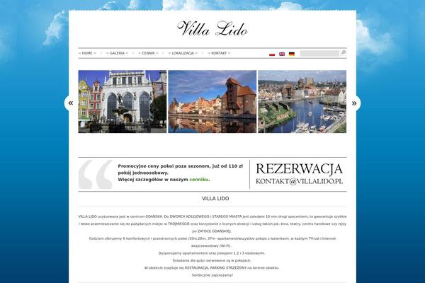Atlantica theme site design template sample
