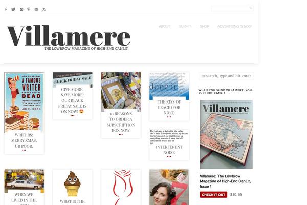 Tempest theme site design template sample
