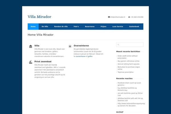 Centum theme site design template sample