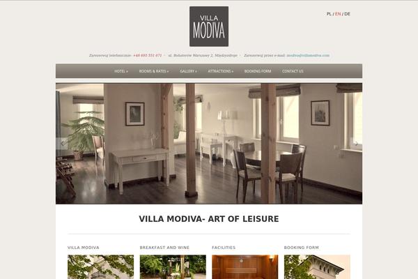 Palazio theme site design template sample