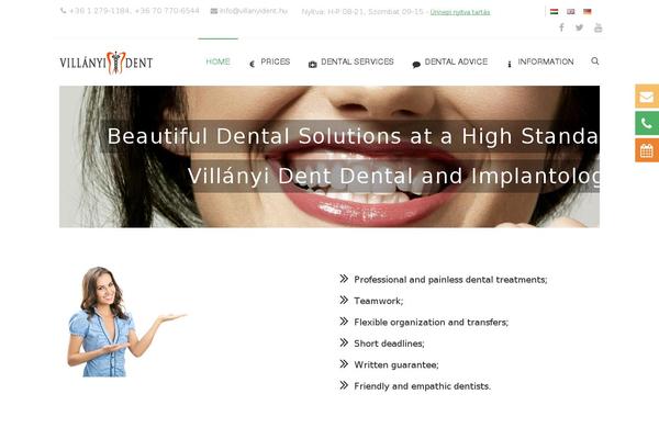 Dentalia theme site design template sample
