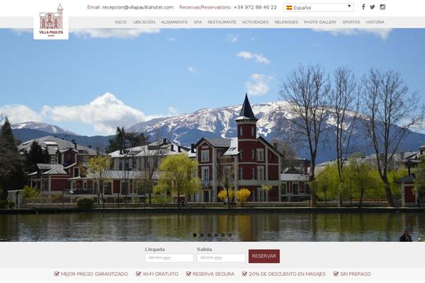 Site using Simple Weather plugin