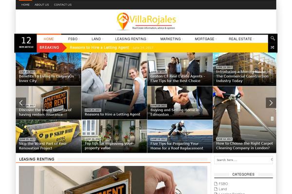 NewsCore theme site design template sample