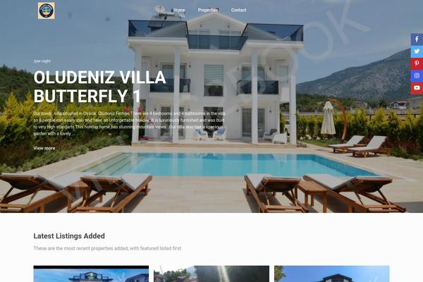 Wprentals theme site design template sample