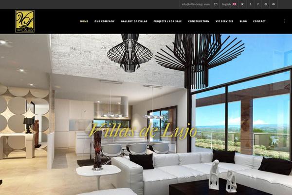 Monolit theme site design template sample
