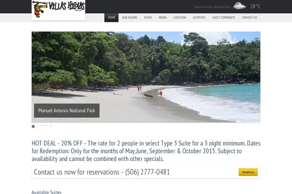 Paradisehotel theme site design template sample