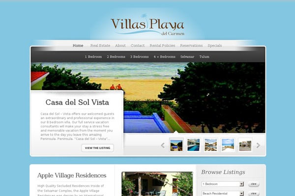 ElegantEstate theme site design template sample