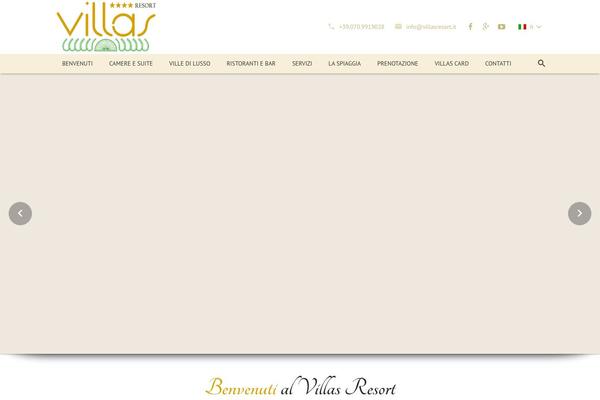 Gaia theme site design template sample
