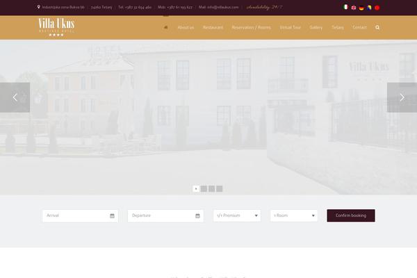 Leisure theme site design template sample