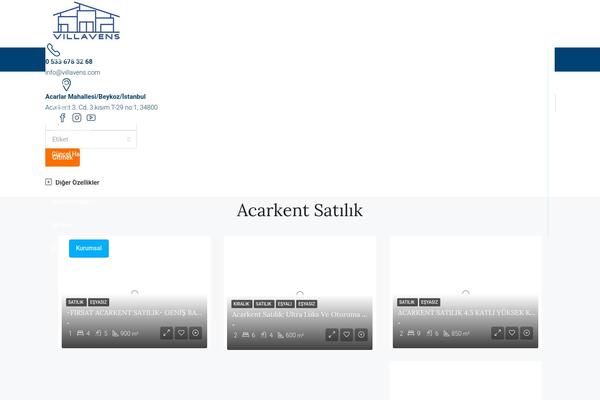 Houzez theme site design template sample
