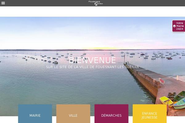 ville-fouesnant.fr site used Mairie