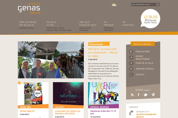 ville-genas.fr site used Genas