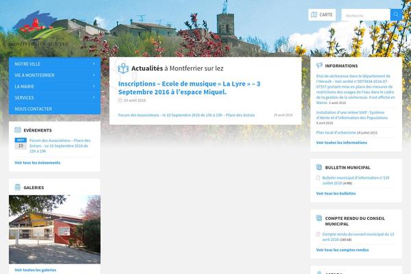 Townpress-child theme site design template sample