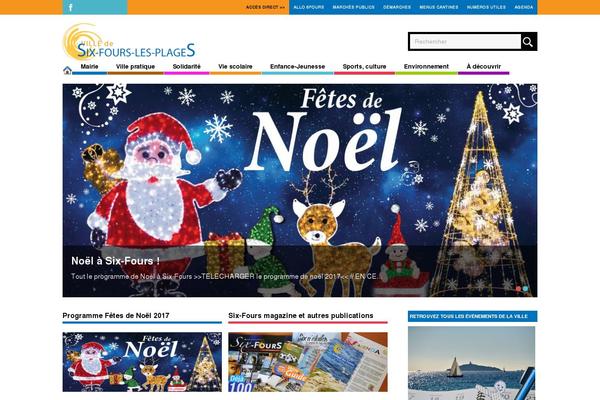 The Gossip theme site design template sample